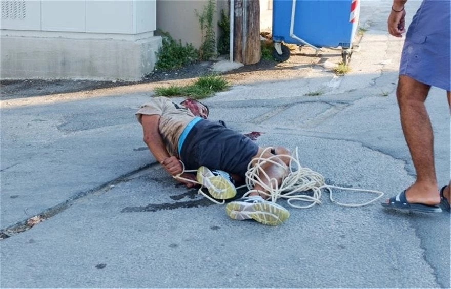 Πήρε το μάθημά του: Ξυλοφόρτωσαν και έδεσαν σαν… σαλάμι επίδοξο ληστή – Δεν αστειεύονται οι Κρητικοί